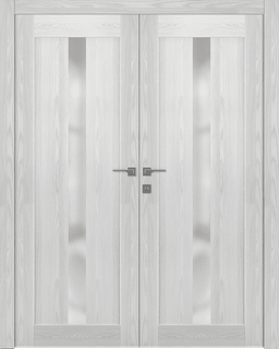 AVON 101 VETRO RIBEIRA ASH DOUBLE DOORS BELLDINNI MODERN INTERIOR DOOR - 1