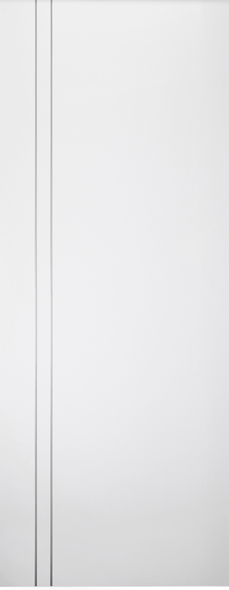 OPTIMA 2V SNOW WHITE SLAB BELLDINNI MODERN INTERIOR DOOR - 1