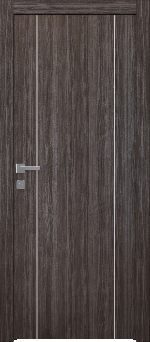 PALLADIO 2U GRAY OAK POCKET BELLDINNI MODERN INTERIOR DOOR - 1