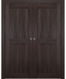 AVON 07 RN VERALINGA OAK DOUBLE POCKET BELLDINNI MODERN INTERIOR DOOR - 1