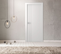 SMART PRO 2V POLAR WHITE SWING BELLDINNI MODERN INTERIOR DOOR - 2
