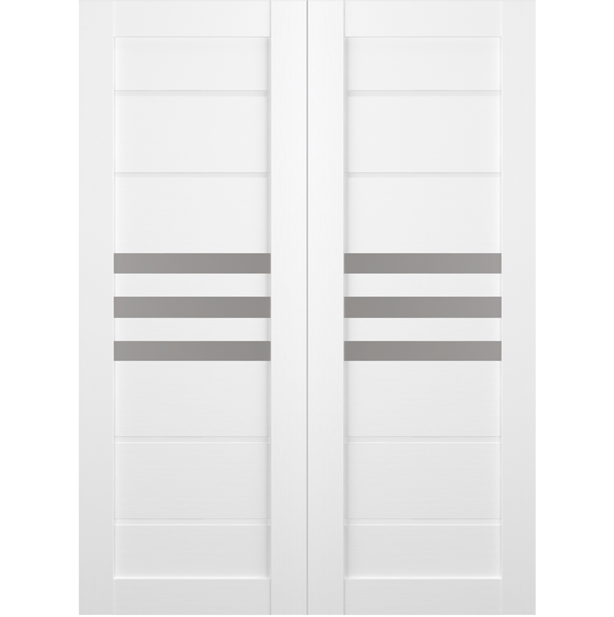DOME VETRO BIANCO NOBLE BYPASS BELLDINNI MODERN INTERIOR DOOR - 2