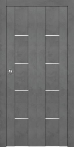 AVON 01 4H DARK URBAN BI-FOLD BELLDINNI MODERN INTERIOR DOOR - 1