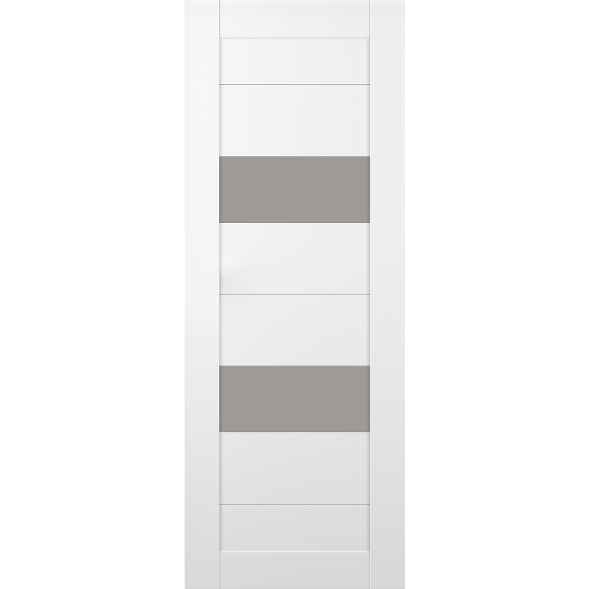 BERTA VETRO SNOW WHITE SWING BELLDINNI MODERN INTERIOR DOOR - 2