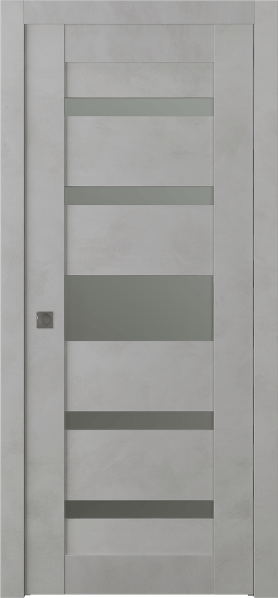 AVON 07-05 VETRO LIGHT URBAN POCKET BELLDINNI MODERN INTERIOR DOOR - 1