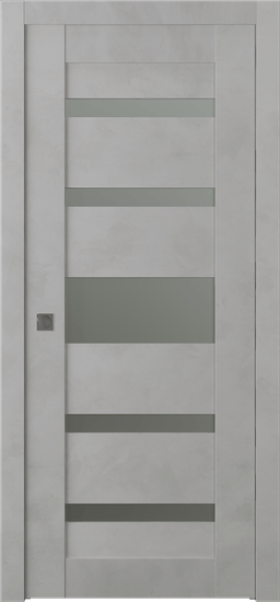 AVON 07-05 VETRO LIGHT URBAN POCKET BELLDINNI MODERN INTERIOR DOOR - 1