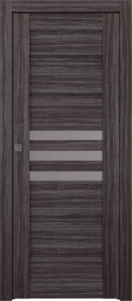 DOME VETRO GRAY OAK POCKET BELLDINNI MODERN INTERIOR DOOR - 1