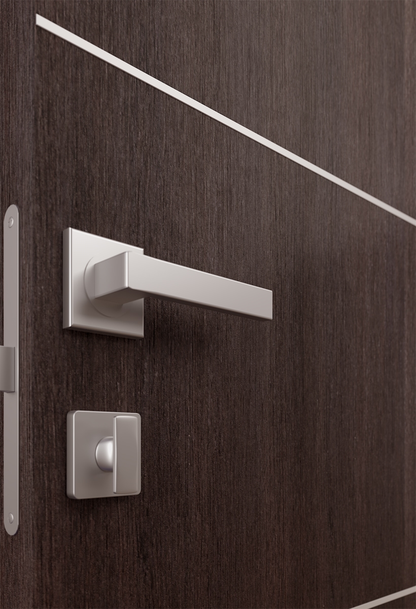 AVON 01 1H VERALINGA OAK DOUBLE INVISIBLE METAL FRAME BELLDINNI MODERN INTERIOR DOOR - 3