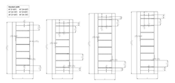 AVON 07-02 VETRO LIGHT URBAN DOUBLE INVISIBLE METAL FRAME BELLDINNI MODERN INTERIOR DOOR - 2
