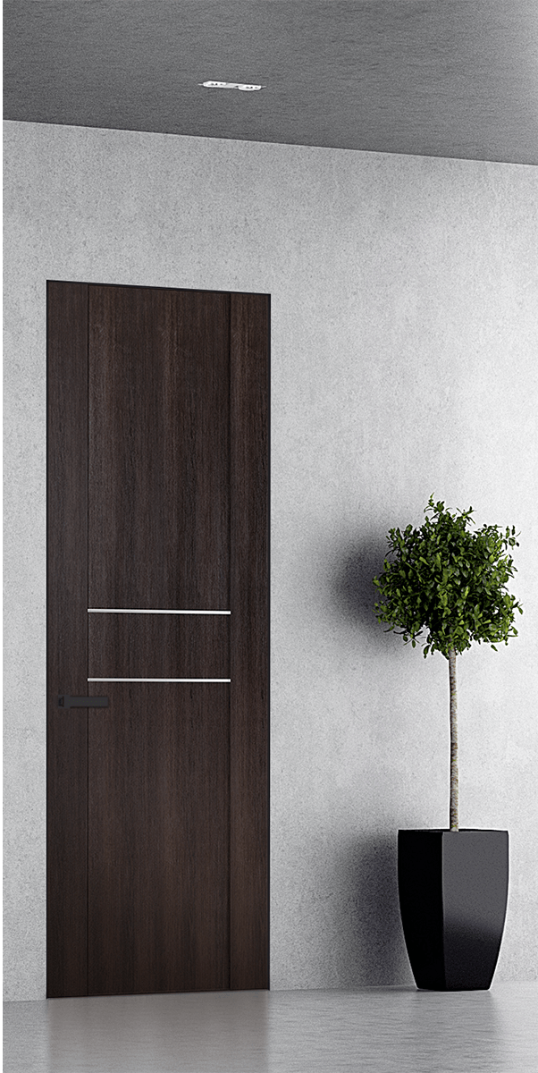 AVON 01 2HN VERALINGA OAK INVISIBLE METAL FRAME BELLDINNI MODERN INTERIOR DOOR - 2