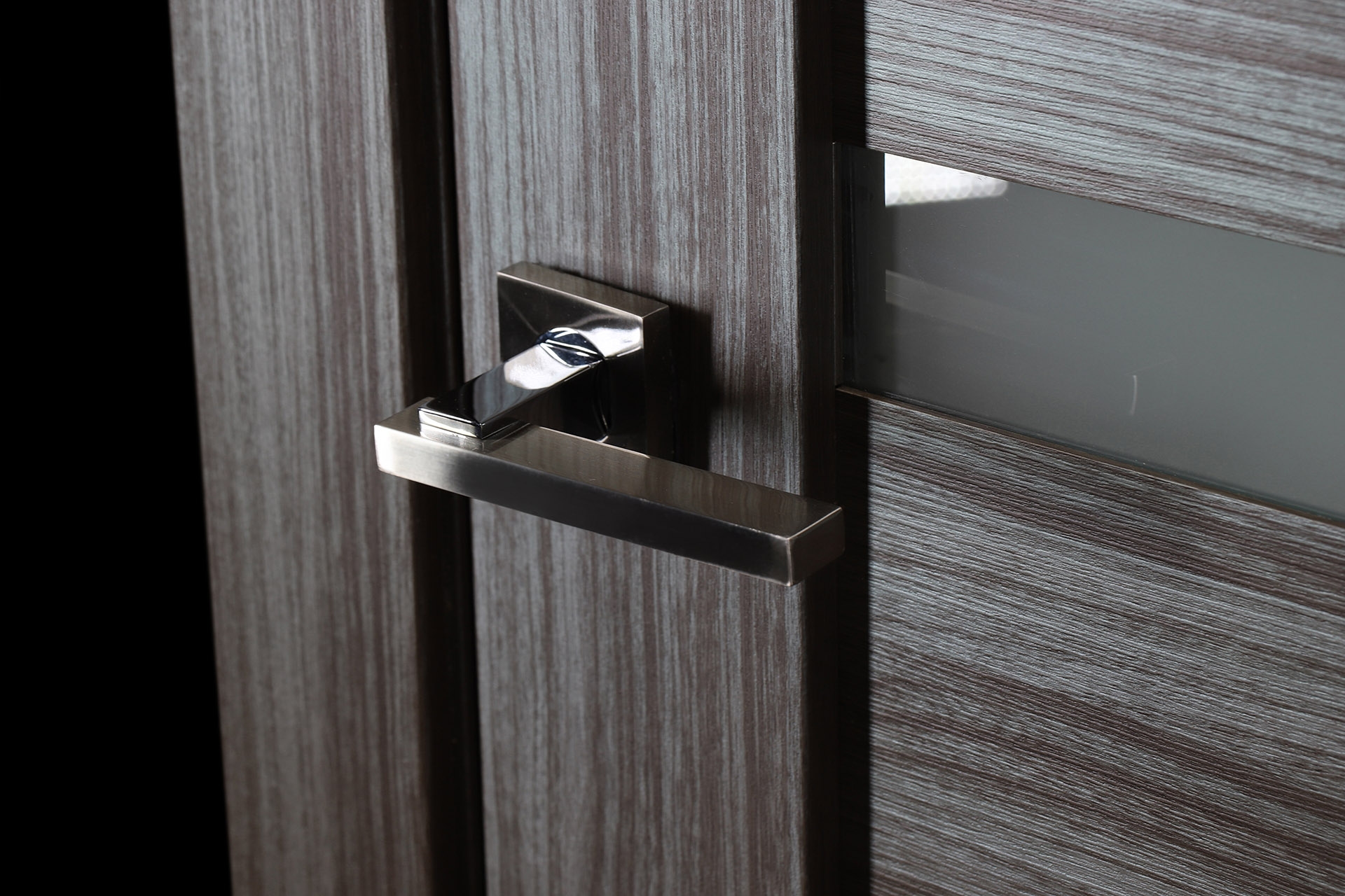 LEORA VETRO GRAY OAK SWING BELLDINNI MODERN INTERIOR DOOR - 3