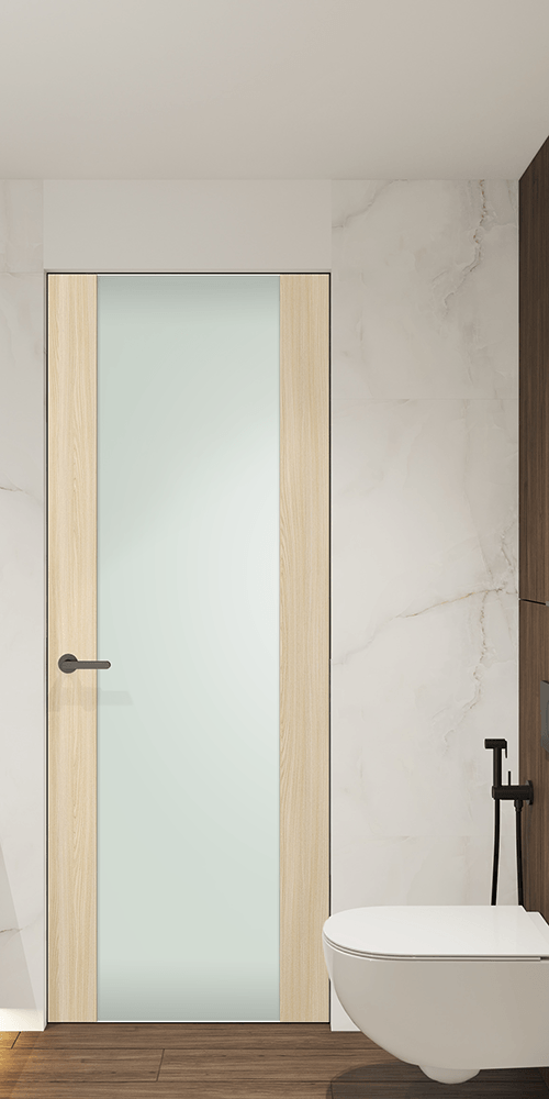 AVON 202 VETRO LOIRE ASH INVISIBLE METAL FRAME BELLDINNI MODERN INTERIOR DOOR - 1