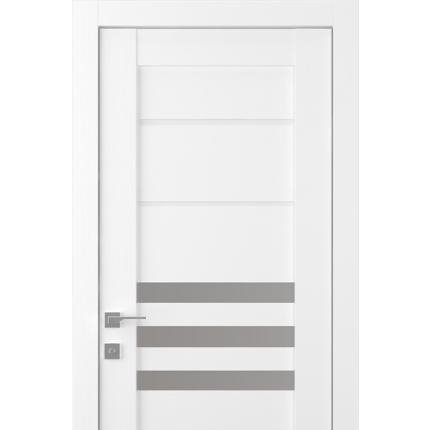 DOME VETRO SNOW WHITE SWING BELLDINNI MODERN INTERIOR DOOR - 4