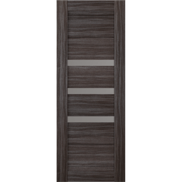 DORA VETRO GRAY OAK SWING BELLDINNI MODERN INTERIOR DOOR - 2