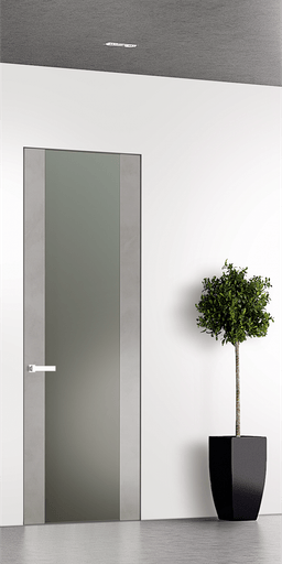 AVON 202 VETRO LIGHT URBAN INVISIBLE METAL FRAME BELLDINNI MODERN INTERIOR DOOR - 1