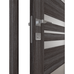 ROMI VETRO GRAY OAK SWING BELLDINNI MODERN INTERIOR DOOR - 2