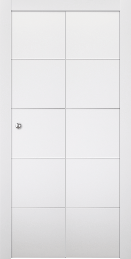 SMART PRO 4H POLAR WHITE BI-FOLD BELLDINNI MODERN INTERIOR DOOR - 1