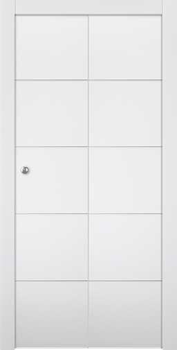 SMART PRO 4H POLAR WHITE BI-FOLD BELLDINNI MODERN INTERIOR DOOR - 1