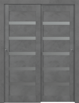 AVON 07-04 VETRO DARK URBAN BYPASS BELLDINNI MODERN INTERIOR DOOR - 1