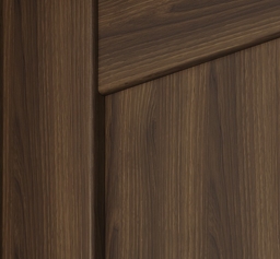 AVON 207 VETRO PECAN NUTWOOD SLAB DOORS BELLDINNI MODERN INTERIOR DOOR - 2
