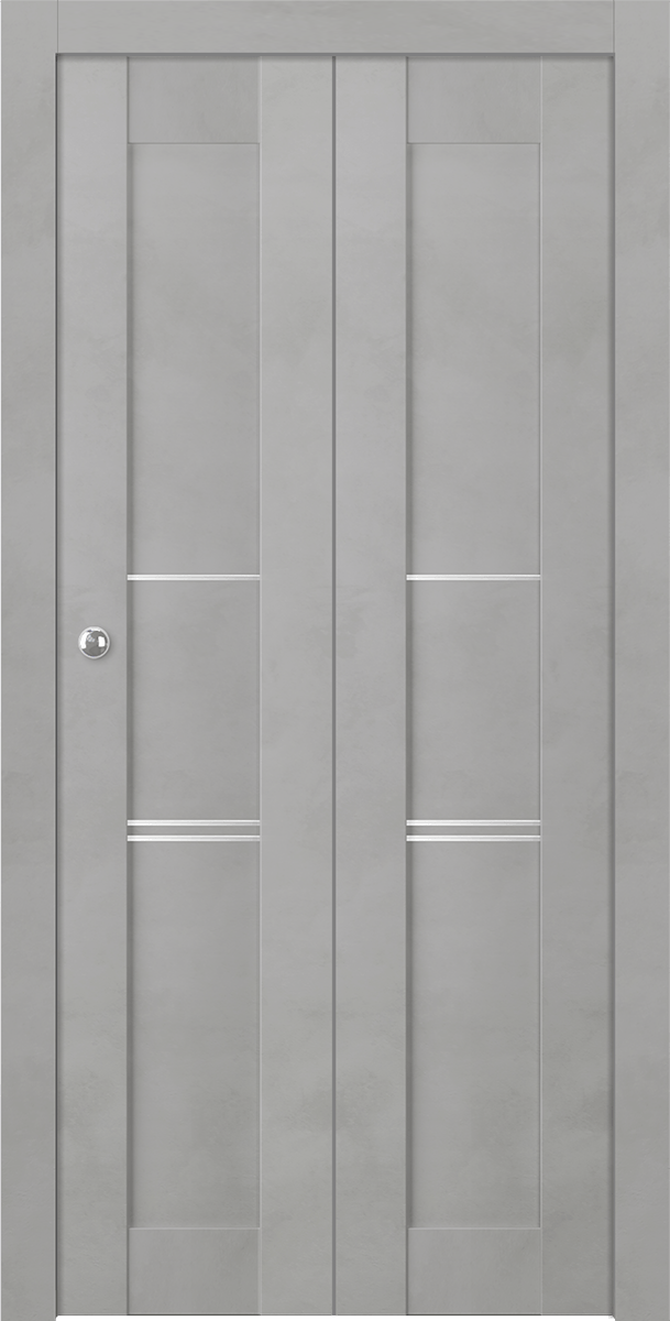 AVON 07 3H LIGHT URBAN BI-FOLD BELLDINNI MODERN INTERIOR DOOR - 1
