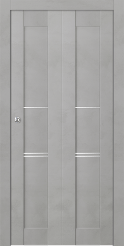 AVON 07 3H LIGHT URBAN BI-FOLD BELLDINNI MODERN INTERIOR DOOR - 1