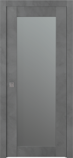 AVON 207 VETRO DARK URBAN POCKET BELLDINNI MODERN INTERIOR DOOR - 1