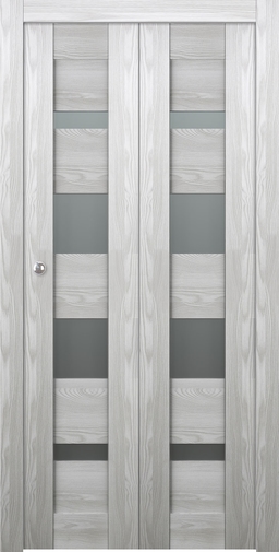 AVON 07-01 VETRO RIBEIRA ASH BI-FOLD BELLDINNI MODERN INTERIOR DOOR - 1