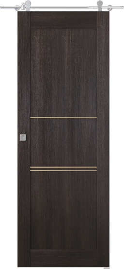 AVON 07 3H GOLD VERALINGA OAK BARN BELLDINNI MODERN INTERIOR DOOR - 1