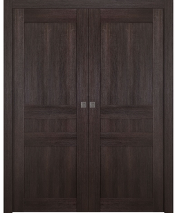 AVON 07 2R VERALINGA OAK DOUBLE POCKET DOORS BELLDINNI MODERN INTERIOR DOOR - 1