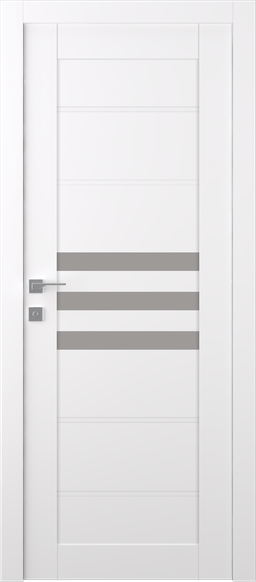 DOME VETRO SNOW WHITE SWING BELLDINNI MODERN INTERIOR DOOR - 1
