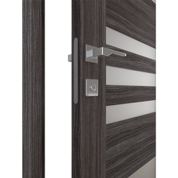 LETI VETRO GRAY OAK BI-FOLD BELLDINNI MODERN INTERIOR DOOR - 5