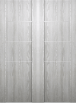 AVON 01 4H RIBEIRA ASH DOUBLE BARN BELLDINNI MODERN INTERIOR DOOR - 2