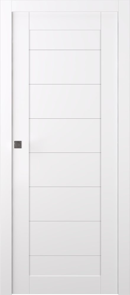 ERMI SNOW WHITE POCKET BELLDINNI MODERN INTERIOR DOOR - 6