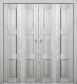 AVON 07 2RN RIBEIRA ASH DOUBLE BI-FOLD BELLDINNI MODERN INTERIOR DOOR - 1