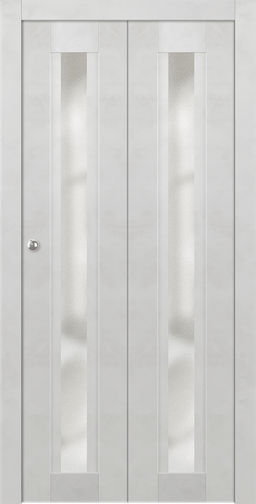 AVON 101 VETRO LIGHT URBAN BI-FOLD DOORS BELLDINNI MODERN INTERIOR DOOR - 1
