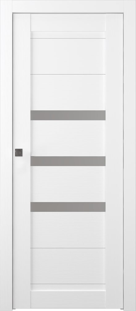 DORA VETRO BIANCO NOBLE POCKET BELLDINNI MODERN INTERIOR DOOR - 1
