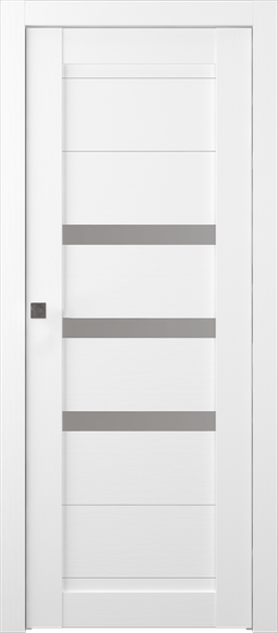 DORA VETRO BIANCO NOBLE POCKET BELLDINNI MODERN INTERIOR DOOR - 1