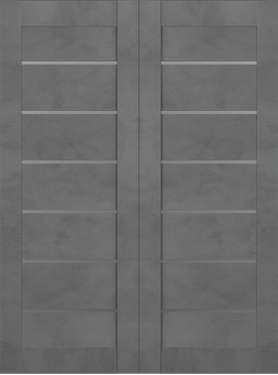 AVON 07-02 VETRO DARK URBAN DOUBLE BELLDINNI MODERN INTERIOR DOOR - 2