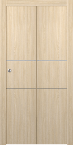 OPTIMA 2H LOIRE ASH BI-FOLD DOORS BELLDINNI MODERN INTERIOR DOOR - 1