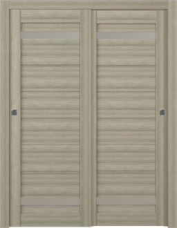 PERLA VETRO SHAMBOR BYPASS BELLDINNI MODERN INTERIOR DOOR - 1