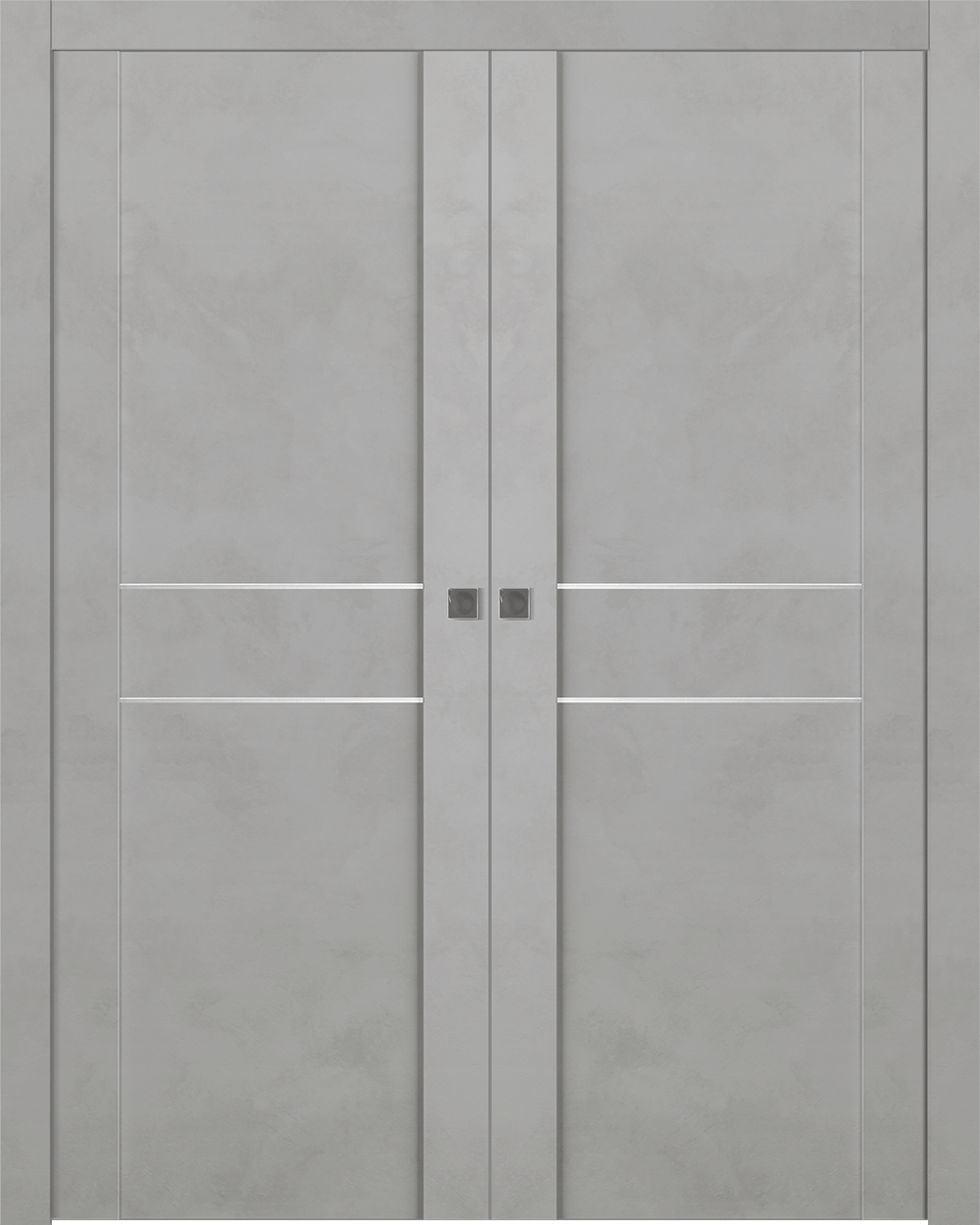 AVON 01 2HN LIGHT URBAN DOUBLE POCKET DOORS BELLDINNI MODERN INTERIOR DOOR - 1