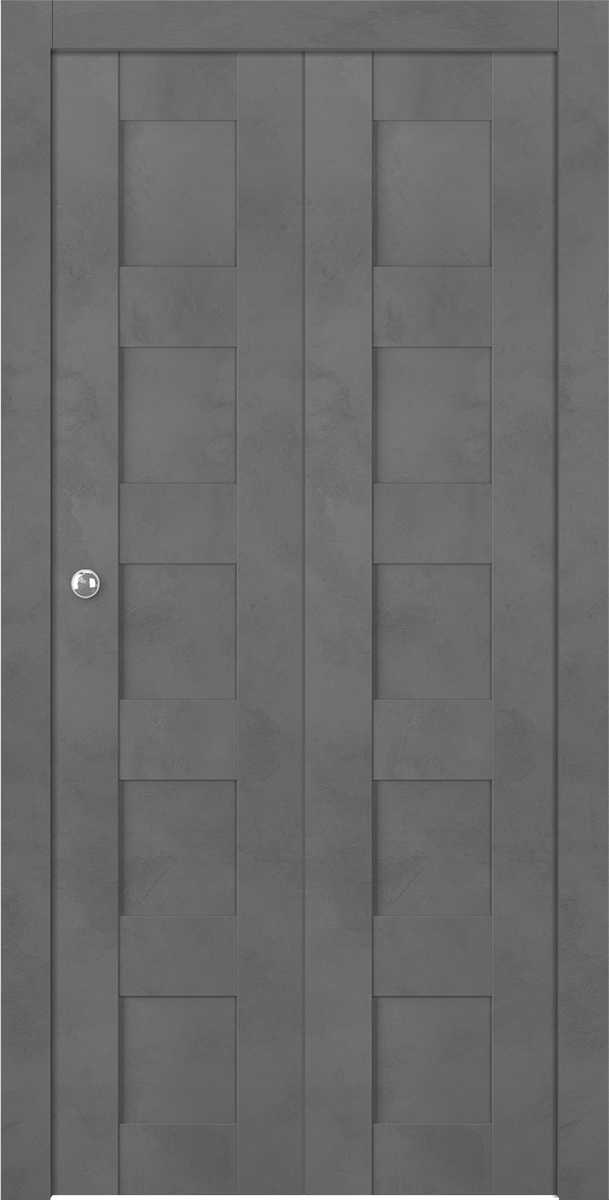 AVON 07 4R DARK URBAN BI-FOLD BELLDINNI MODERN INTERIOR DOOR - 1
