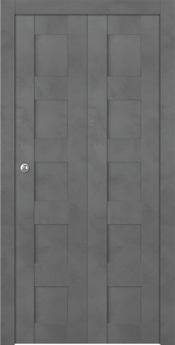 AVON 07 4R DARK URBAN BI-FOLD BELLDINNI MODERN INTERIOR DOOR - 1