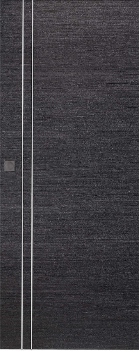 AVANTI 2V BLACK APRICOT DOUBLE MAGIC BELLDINNI MODERN INTERIOR DOOR - 1