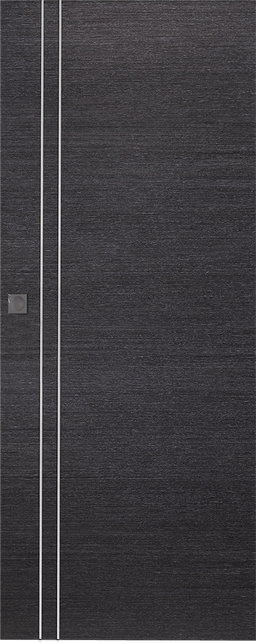 AVANTI 2V BLACK APRICOT DOUBLE MAGIC BELLDINNI MODERN INTERIOR DOOR - 1