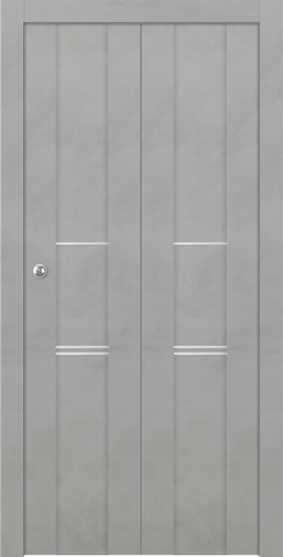 AVON 01 3H LIGHT URBAN BI-FOLD BELLDINNI MODERN INTERIOR DOOR - 1