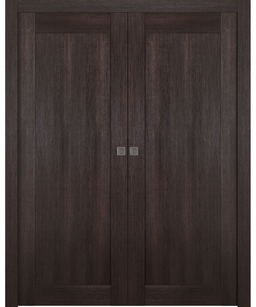 AVON 07 VERALINGA OAK DOUBLE POCKET BELLDINNI MODERN INTERIOR DOOR - 1