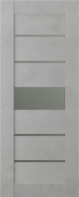 AVON 07-06 VETRO LIGHT URBAN SLAB BELLDINNI MODERN INTERIOR DOOR - 1