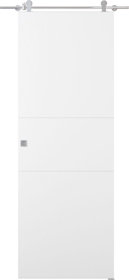 PALLADIO 2H BIANCO NOBLE BARN BELLDINNI MODERN INTERIOR DOOR - 1